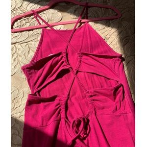 Pink cross back Urban Outfitters dress